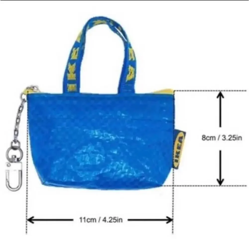 NEW ~  10 IKEA Knolïg Bag Mini Tote Keychains